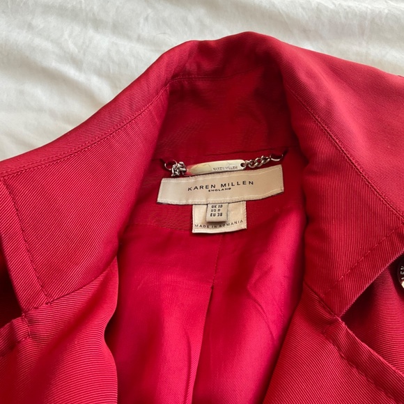 Karen Millen Jackets & Coats A Red Karen Millen Coat Dress Poshmark
